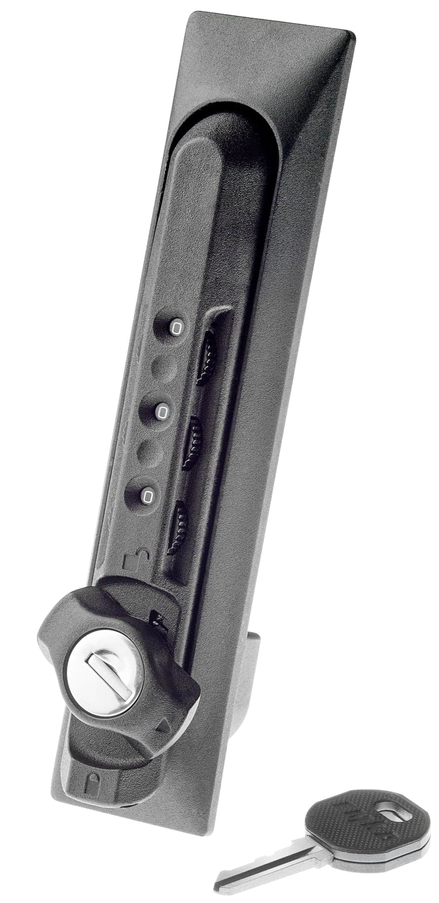 Maniglia a Combinazione per Porta Armadi Rack Nero - Intellinet I-CASE MAN-4