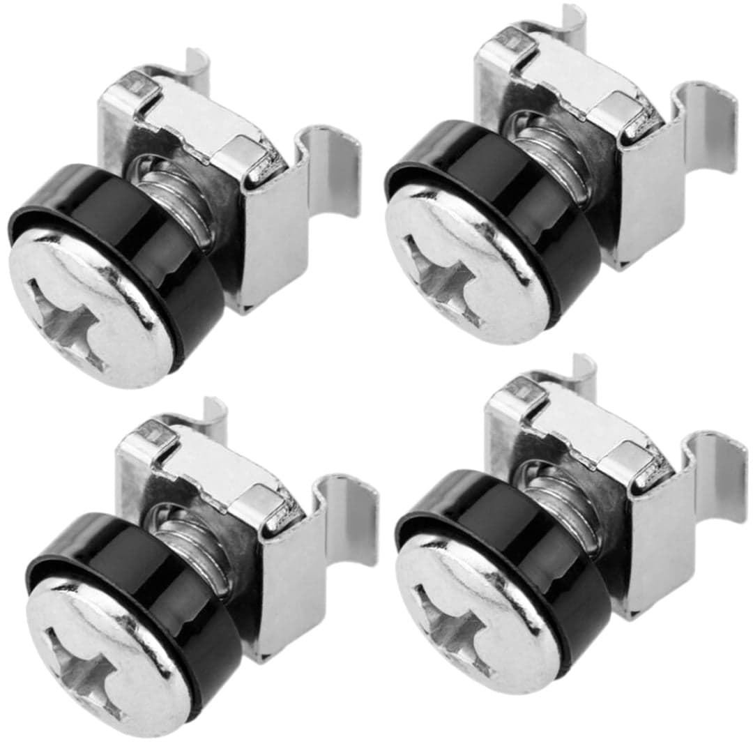 Kit Set 4 Viti 4 Dadi e 4 Rondelle per Montaggio Rack - Intellinet I-CASE MOUNT 19"