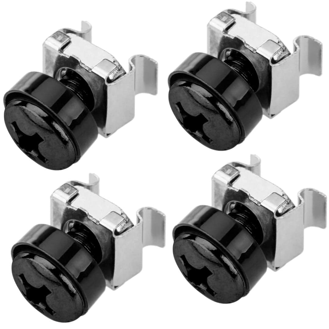 Kit Set 50 Viti 50 Dadi e 50 Rondelle per Montaggio Rack Nero - Intellinet I-CASE MOUNT50-BK