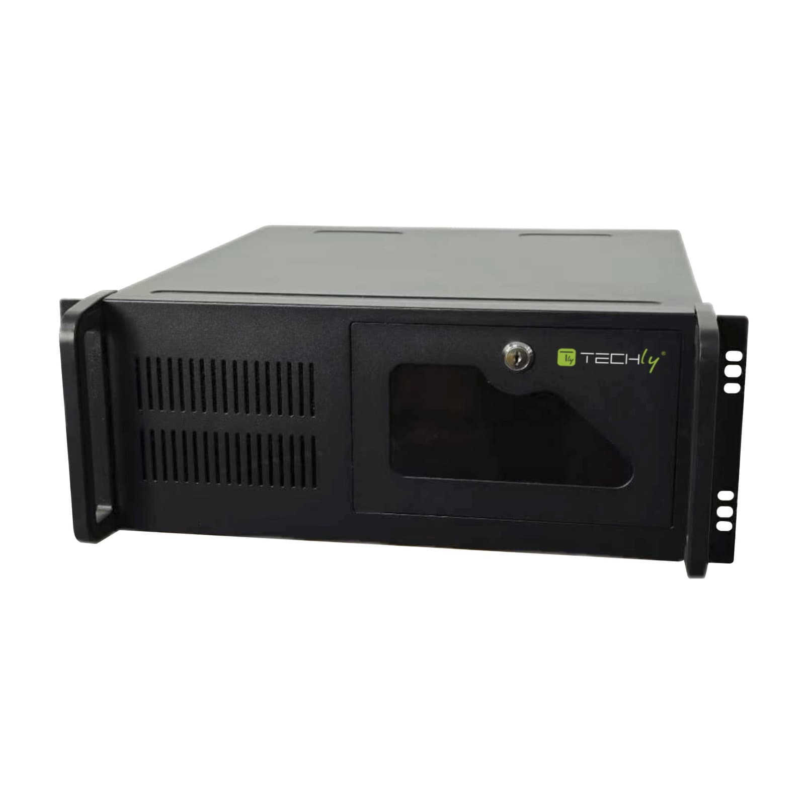 Chassis industriale per PC montaggio rack 4U profondità 499mm - Techly I-CASE MP-P4HX-BLK2