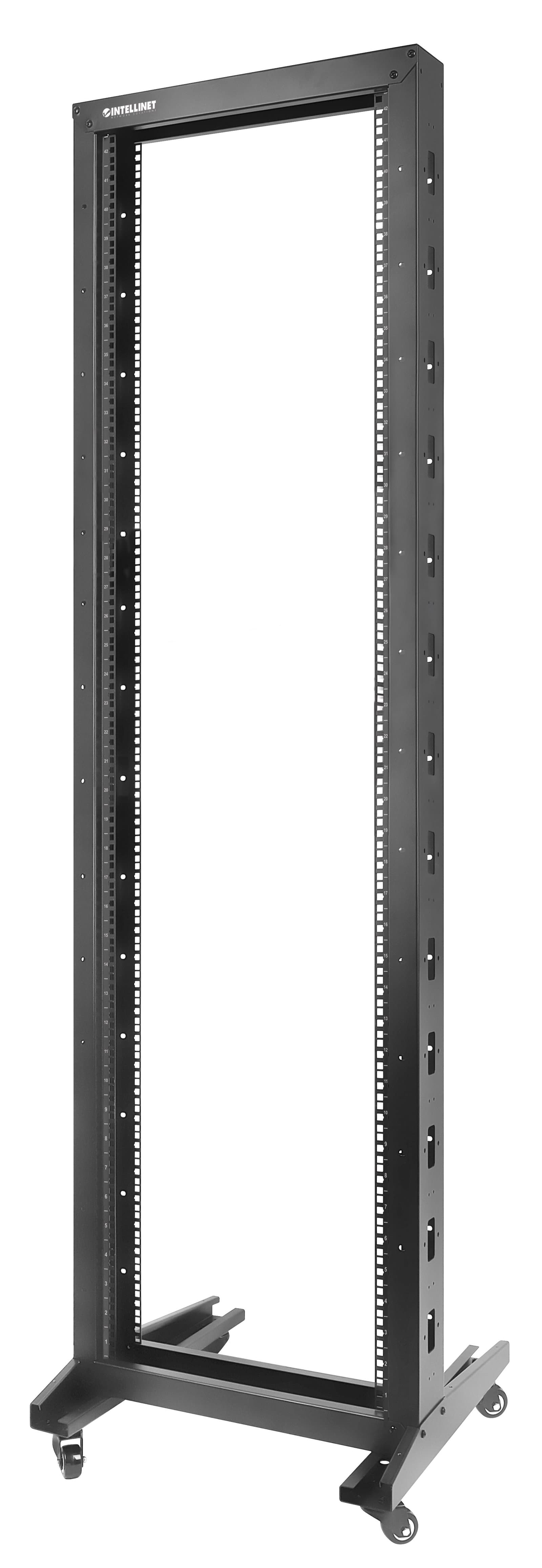 Open Frame Rack 19'' 42U 2 Montanti - Intellinet I-CASE OF-1042BKV2