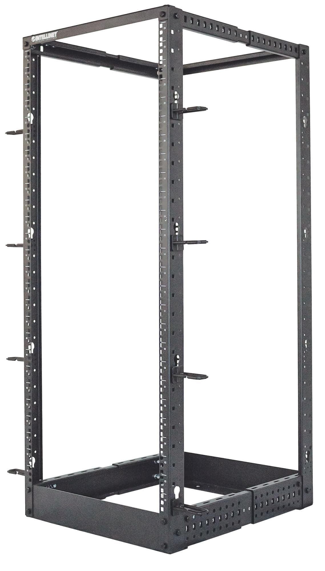 Open Frame Rack 19" 4 Montanti 26U Profondità Regolabile - Intellinet I-CASE OF-MOD26U