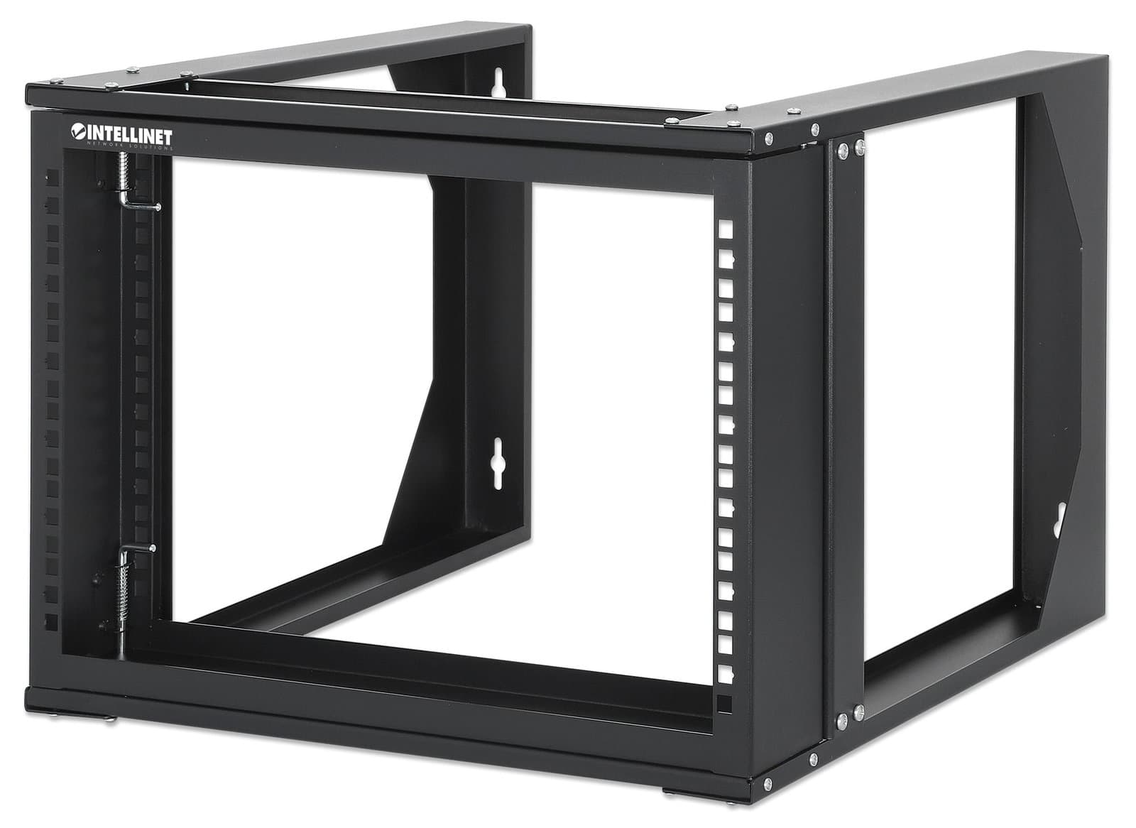 Armadio a Muro 19" Open Frame 2 Montanti Flat Pack 6U - Intellinet I-CASE OFSW-0650FPBK