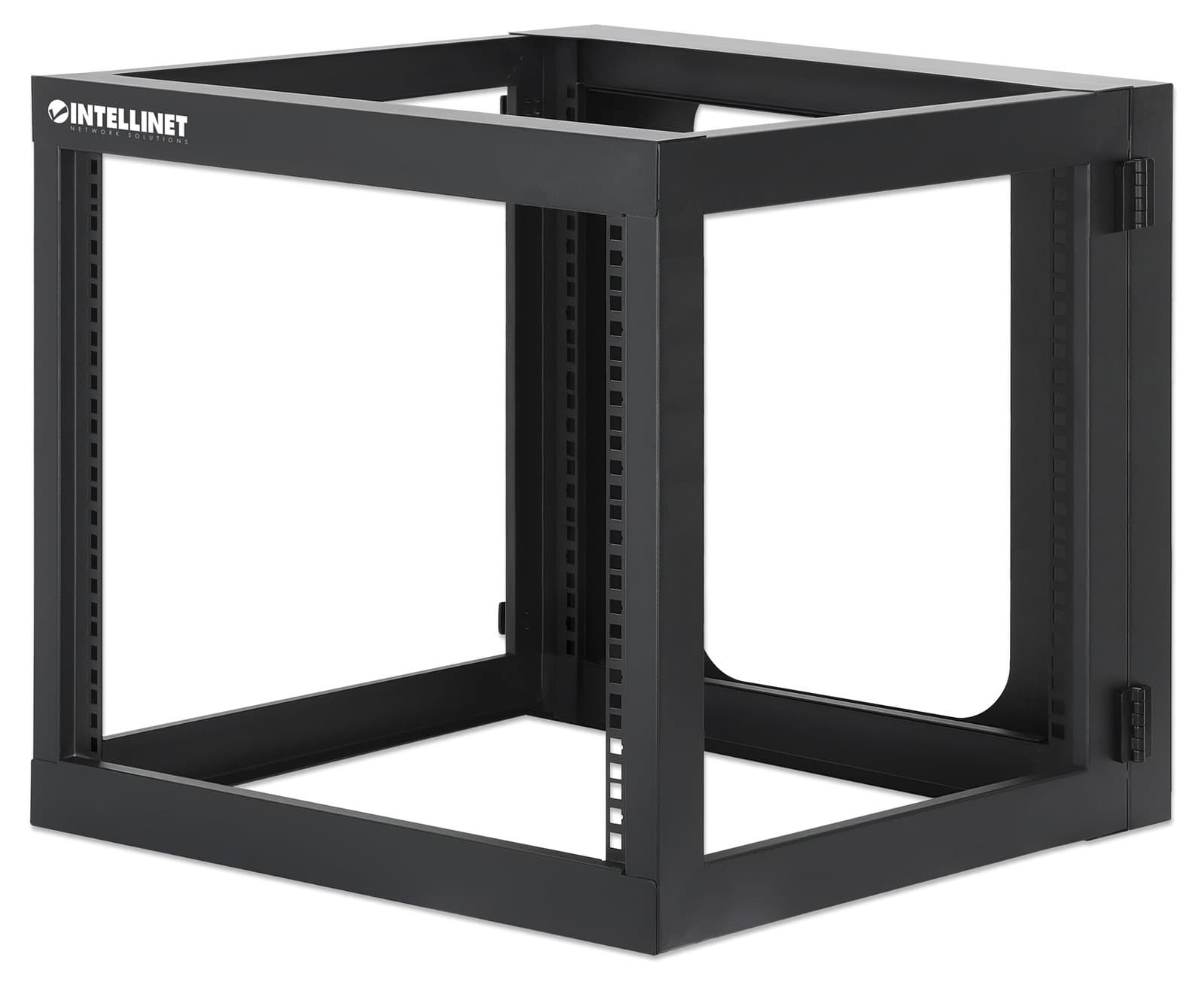 Armadio a Muro 19" Open Frame 4 Montanti 9U - Intellinet I-CASE OFSW-0960BK