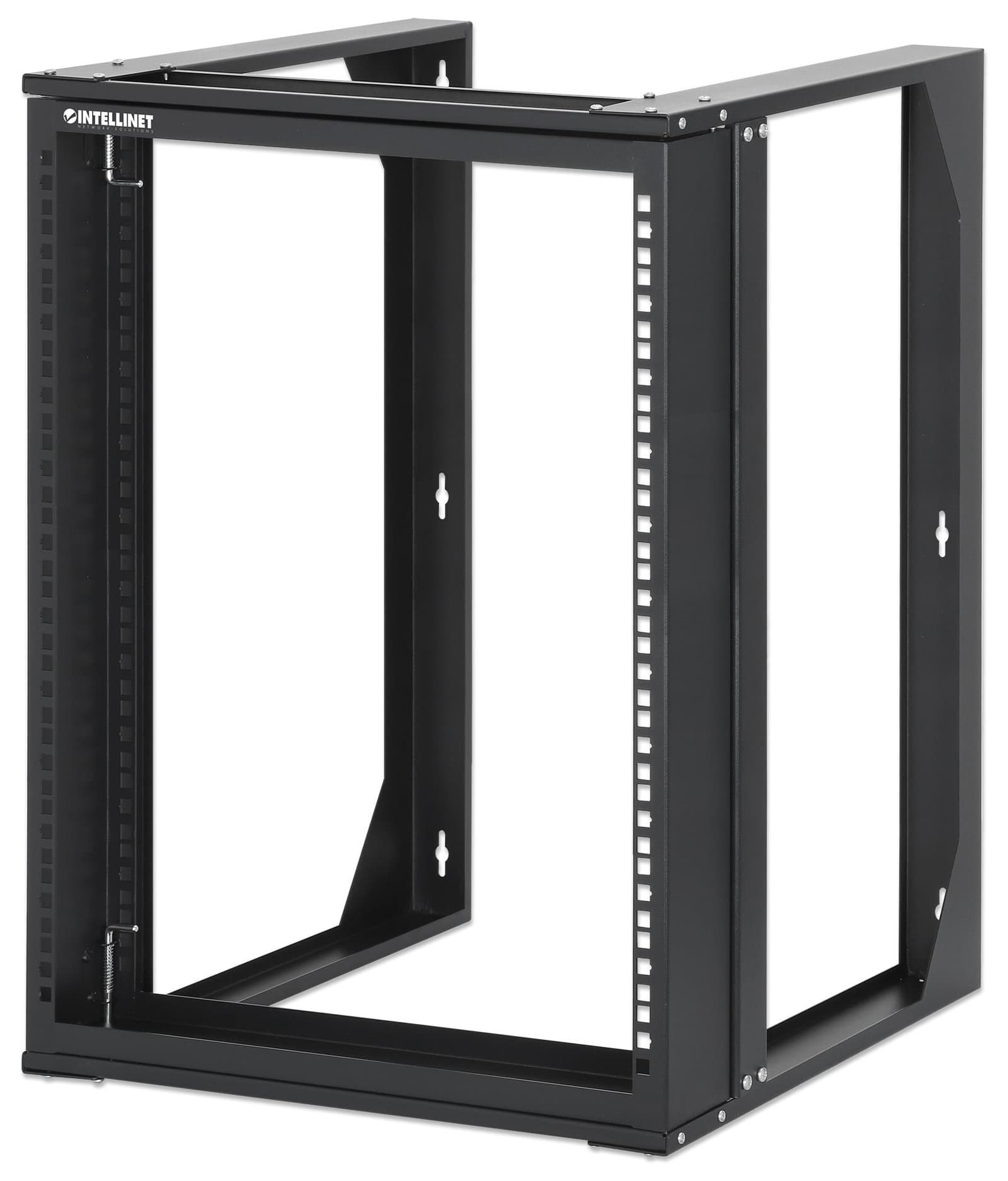 Armadio a Muro 19" Open Frame 2 Montanti Flat Pack 12U - Intellinet I-CASE OFSW-1250FPBK
