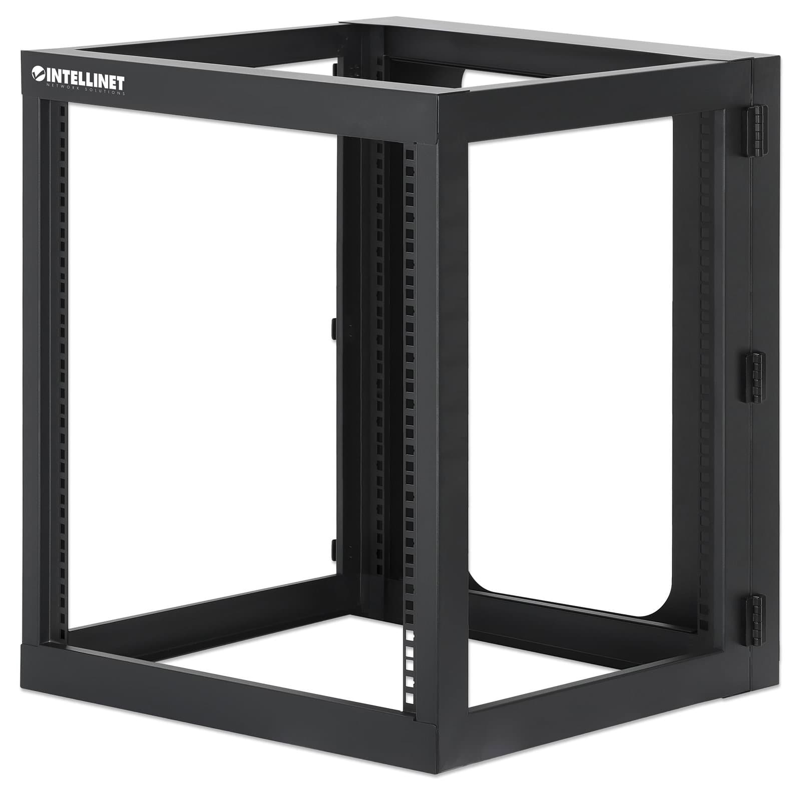 Armadio a Muro 19" Open Frame 4 Montanti 12U - Intellinet I-CASE OFSW-1260BK