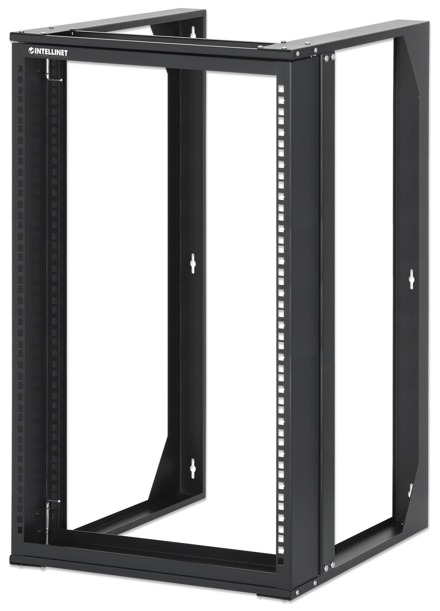 Armadio a Muro 19" Open Frame 2 Montanti Flat Pack 15U - Intellinet I-CASE OFSW-1550FPBK