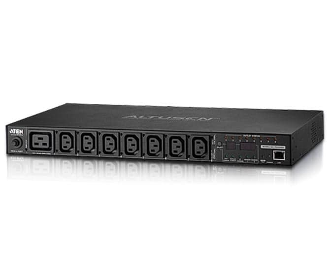 Multipresa Rack PDU 7xC13+C19 Misurazione PDU, Controllo Presa PE8208 - Aten I-CASE PE-8208G