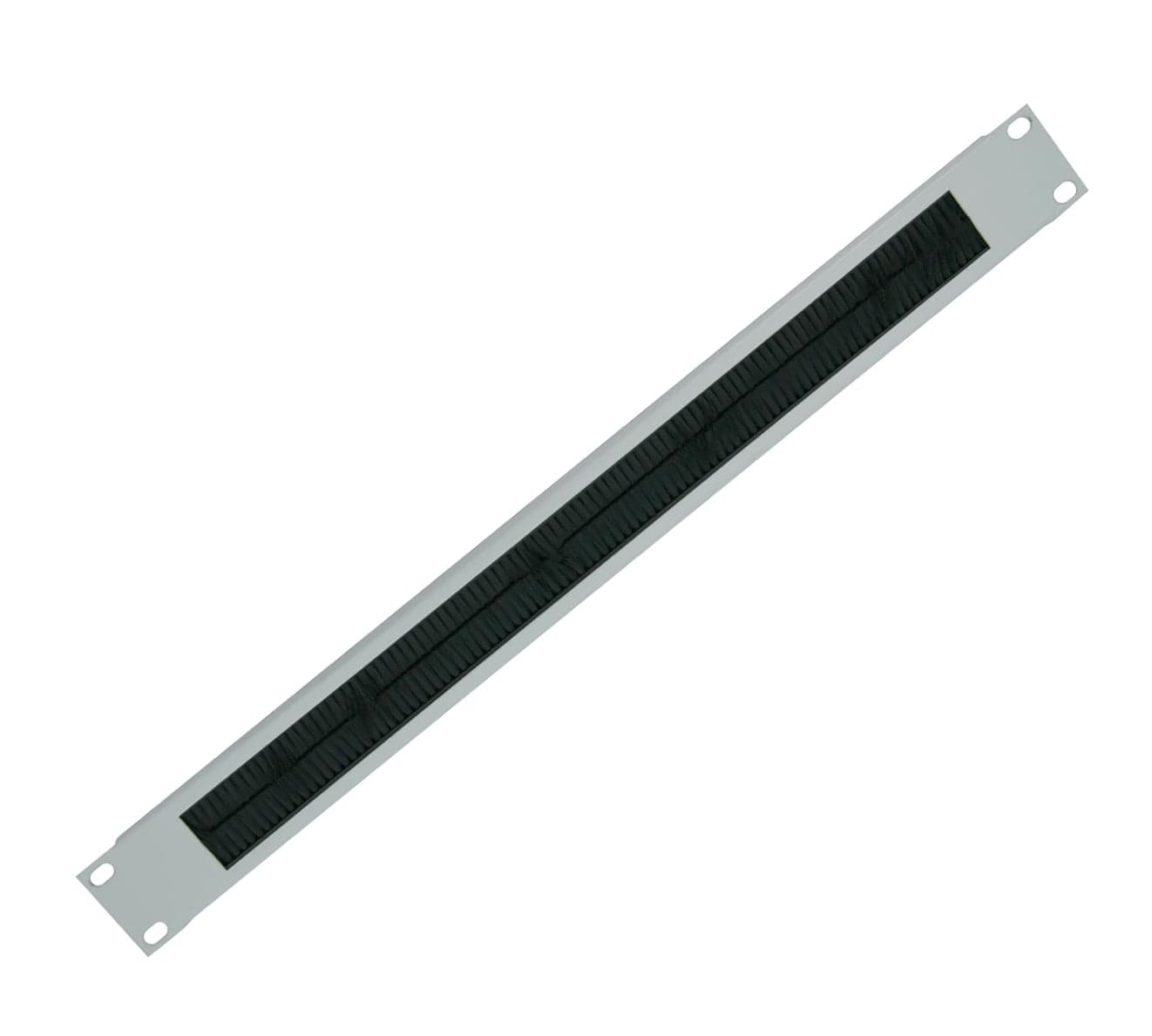 Pannello Passacavi 1U Forato con Spazzola Grigio - Intellinet I-CASE PSC-BG