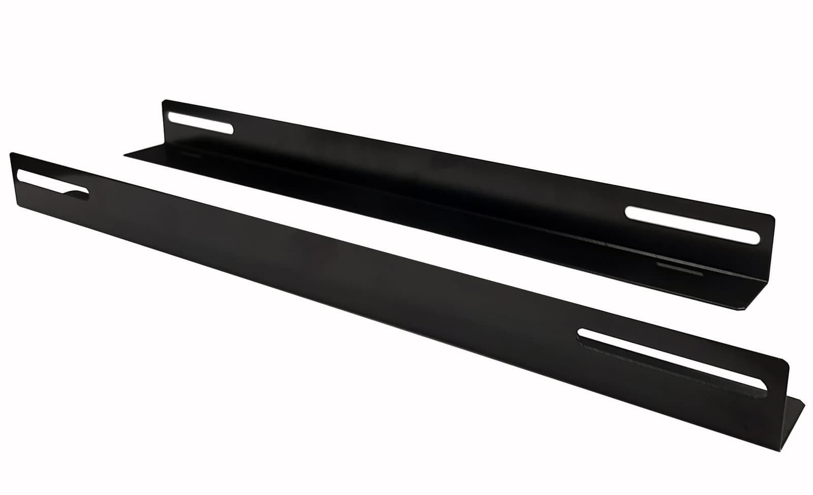 Coppia staffe a L Laterale per Rack 19" a Muro Prof. 600mm Nero - Intellinet I-CASE RAIL-600EW