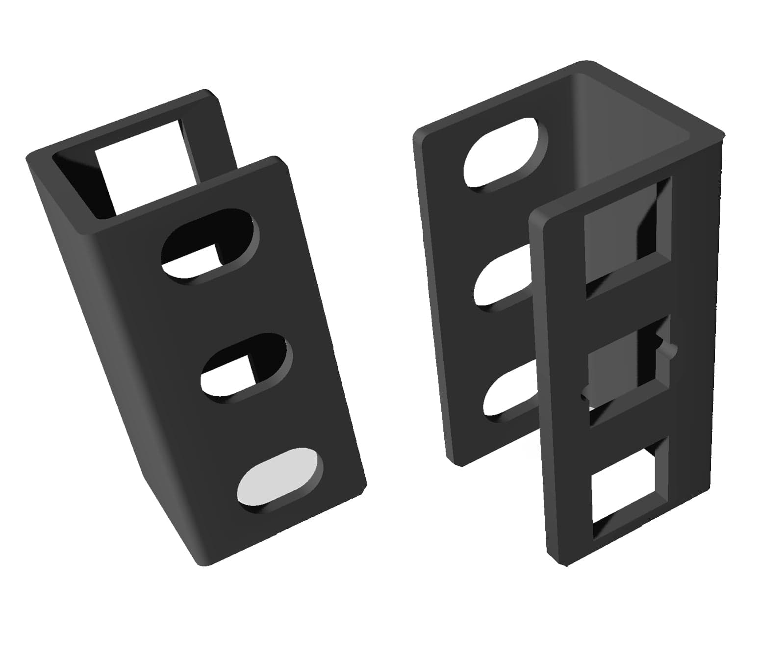 Coppia di Adattatori di Profondità Guide per Rack 1U - Techly Professional I-CASE RAIL-EXTEND