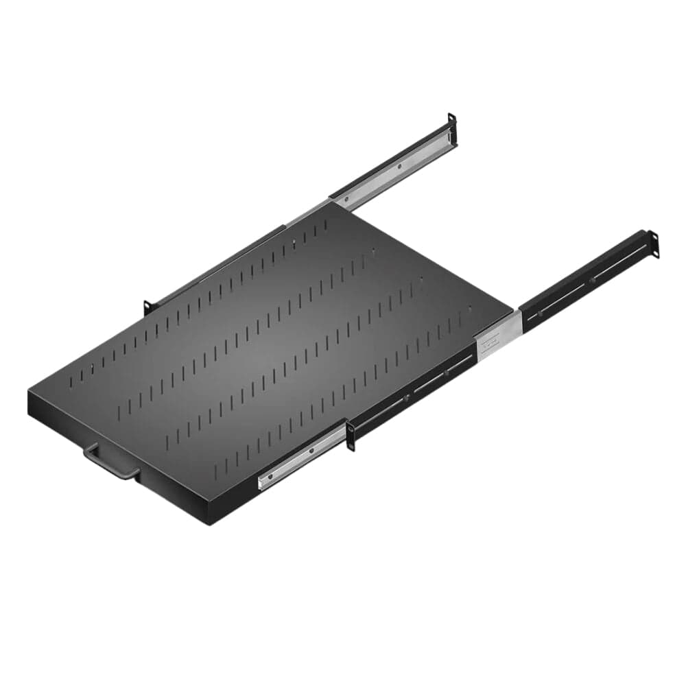 Mensola per Rack 19'' Estraibile 720 mm Nera - Intellinet I-CASE SLIDE-1200