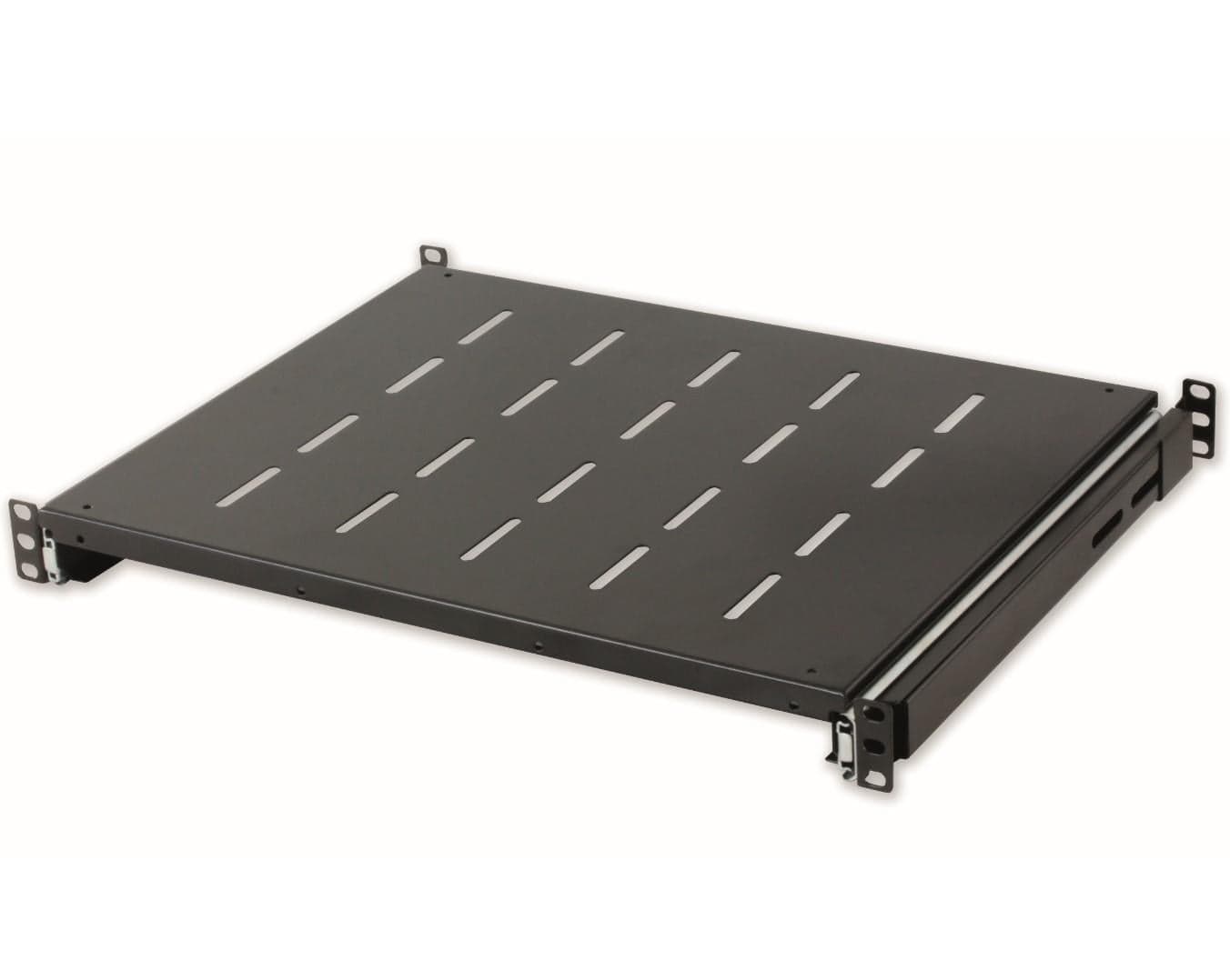Mensola per rack 19" estraibile 350mm nera - Intellinet I-CASE SLIDE-350B