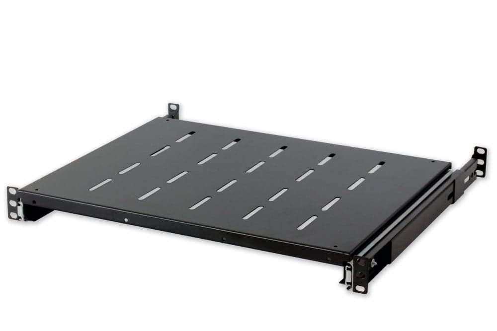 Mensola per rack 19" estraibile 550mm nera - Intellinet I-CASE SLIDE-550B