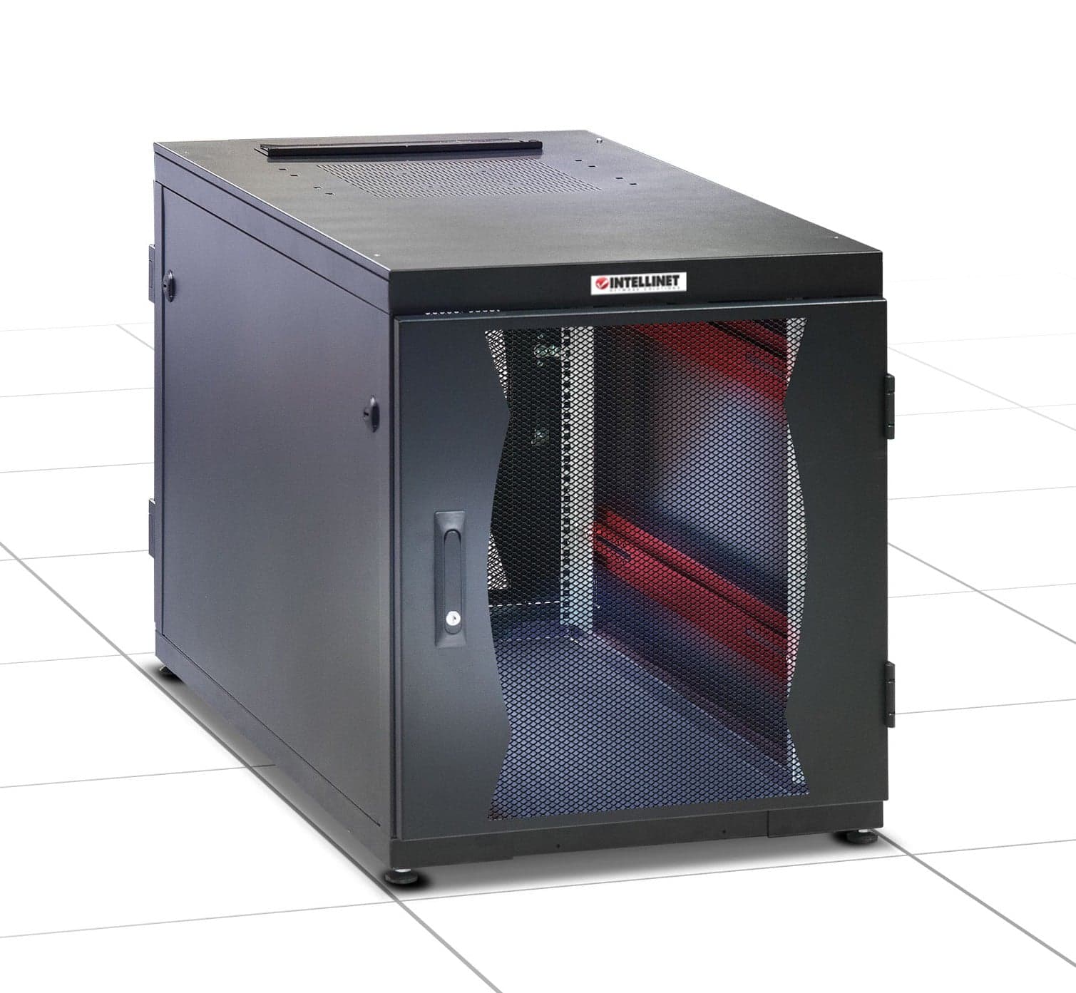 Armadio Server Rack 19" 600x1000 14 Unità Nero Assemblato - Intellinet I-CASE SVR-I146BK