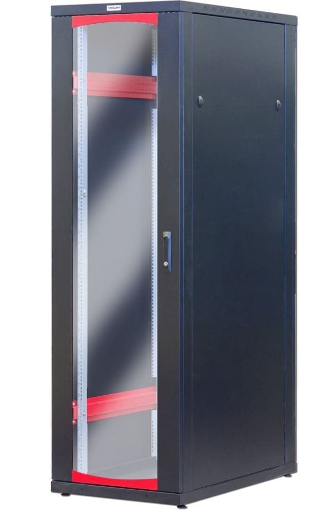 Armadio Server Rack 19" 600x1000 42 Unità Nero serie Ideal - Intellinet I-CASE SVR-I426BK