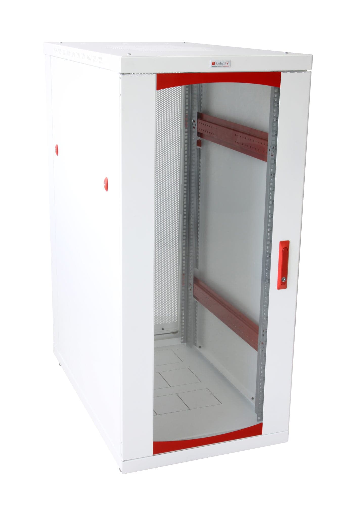 Armadio Server Rack 19" 600x1000 42 Unità Bianco Serie IdealNET - Techly Professional I-CASE SVR-I426WH7