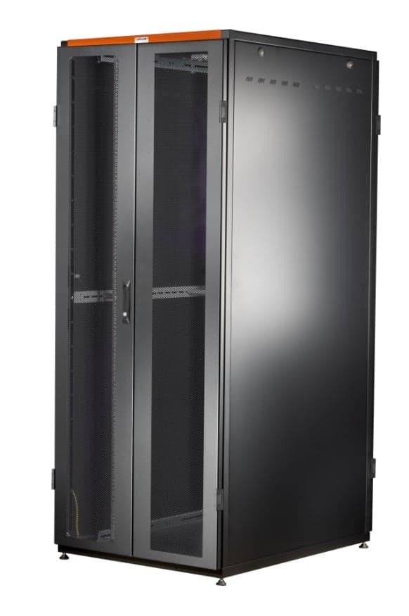 Armadio Server Rack NextGen 1000 Air Solution 19" 800x1000 42U Nero Doppia Porta Grigliata - Intellinet I-CASE SVRP-428-2BG
