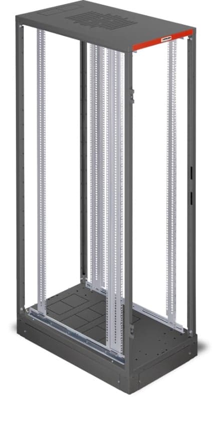 Armadio Server Rack NextGen 1000 19" 600x1000 42U Nero Open Frame - Intellinet I-CASE SVRP-42LTBL1