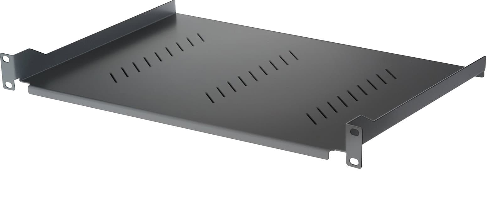 Mensola per Rack 19" 350 mm 2U Nera 2 punti - Intellinet I-CASE TRAY-2-BK