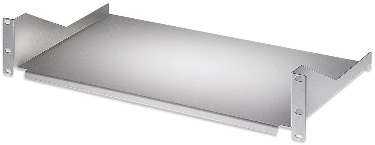Mensola per Rack 19" 400 mm 2U Grigia 2 punti - Intellinet I-CASE TRAY-400GRC