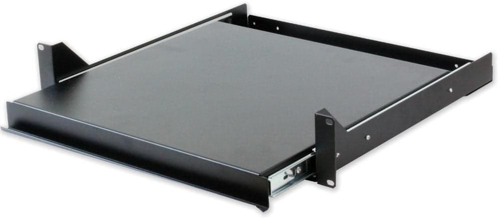 Mensola Estraibile per Rack Porta Tastiera 2U Nera - Techly Professional I-CASE TRAY-5-BK 19"