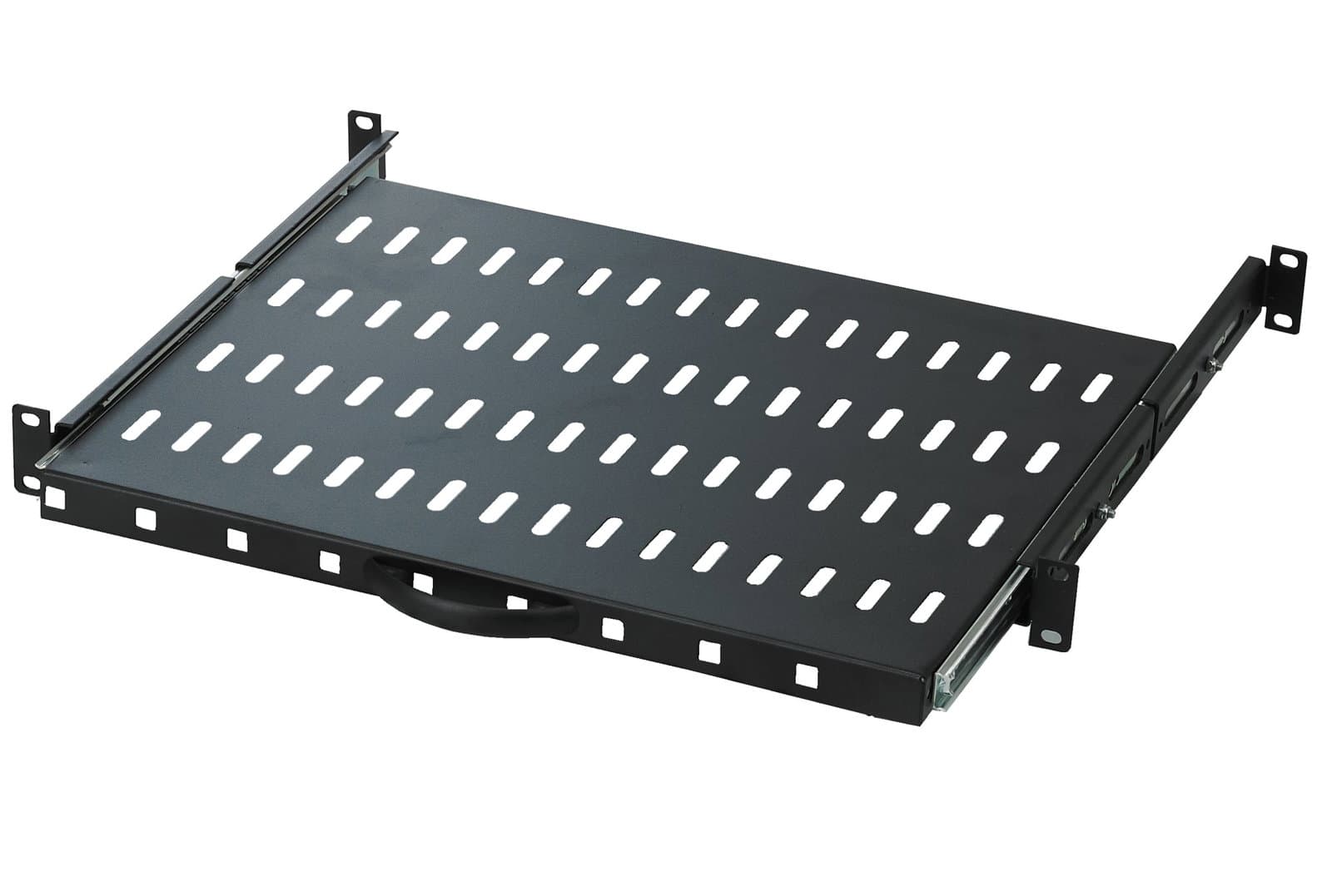 Mensola per Rack 19" 600 mm Estraibile da 1U Nero - Techly Professional I-CASE TRAY-51-BK