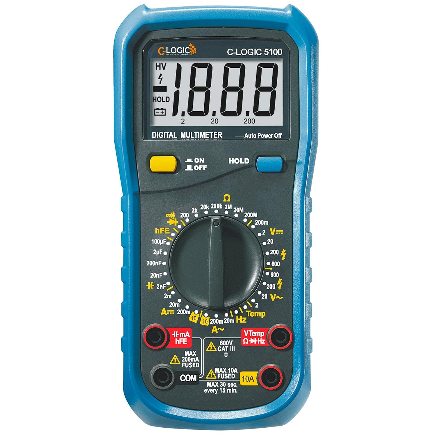 Multimetro Digitale 2000 Counts - C-Logic I-CLOGIC-5100