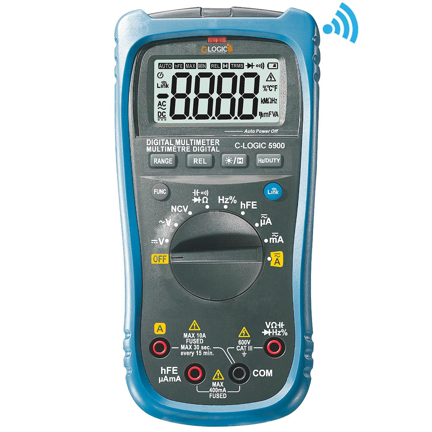Multimetro Digitale Bluetooth 4000 Counts - C-Logic I-CLOGIC-5900