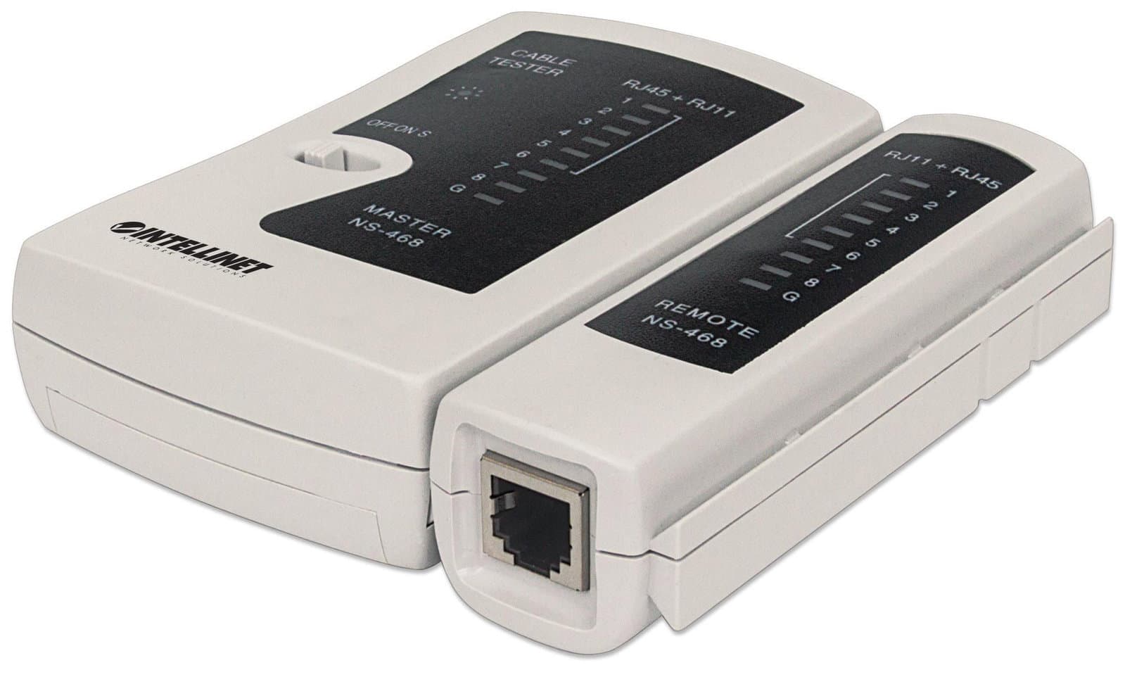 Tester di Rete per Cavi RJ11/12 e RJ45 - Intellinet I-CT PRO-LAN2