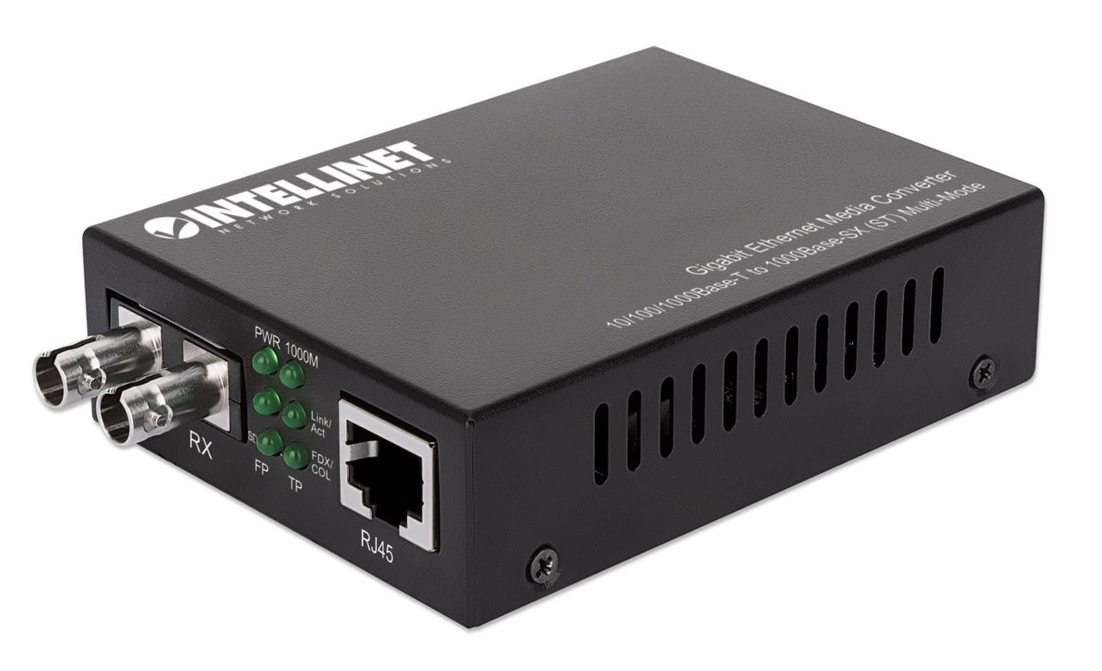 Media converter Gigabit Ethernet fibra ST multimodale - Intellinet I-ET ST-GIGA