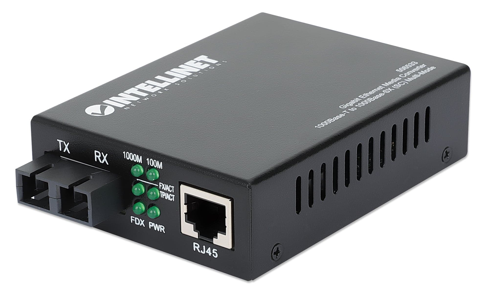 Convertitore RJ45 - Fibra SC Gigabit 1000Base-SX Multimodale - Intellinet I-ET SX-FC