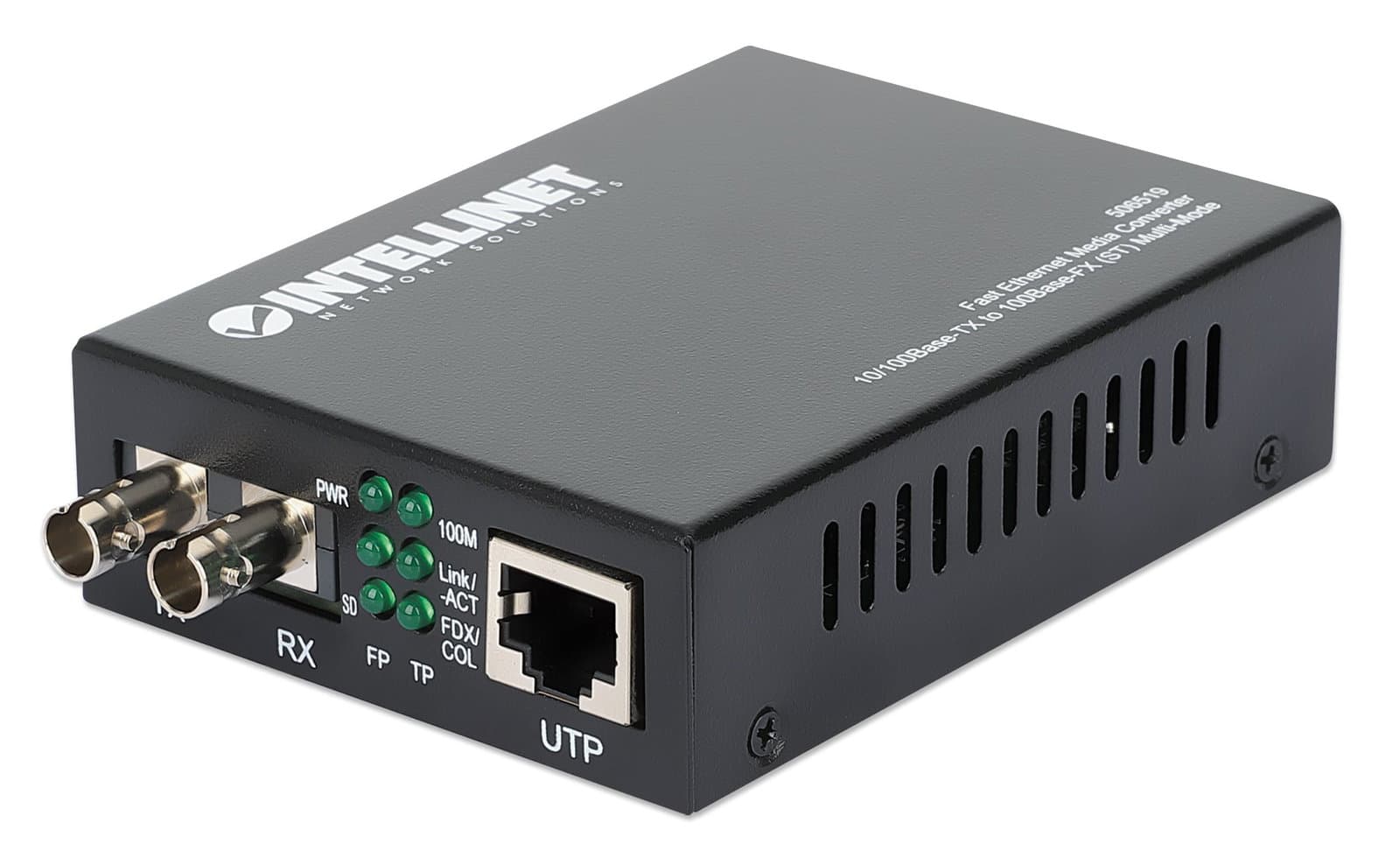 Convertitore RJ45 - Fibra ST 100Base-TX Multimodale - Intellinet I-ET T-FO-100