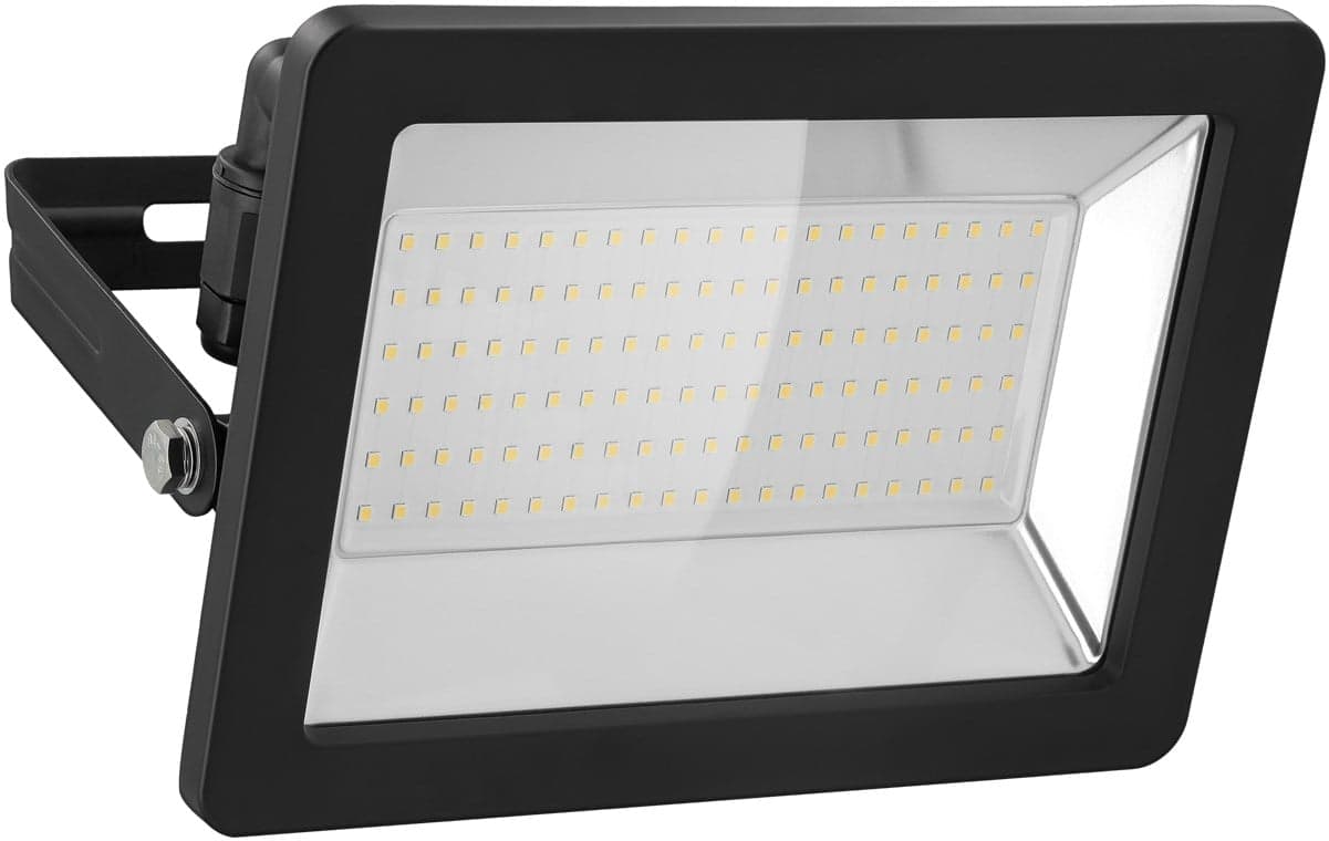 Faretto LED da Esterno IP65 100W 8500lm Nero - Goobay I-HLED-OFL-100B