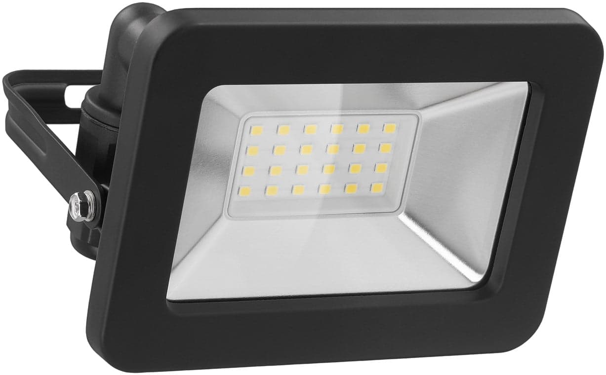 Faretto LED da esterno IP65 20W nero - Goobay I-HLED-OFL-20B