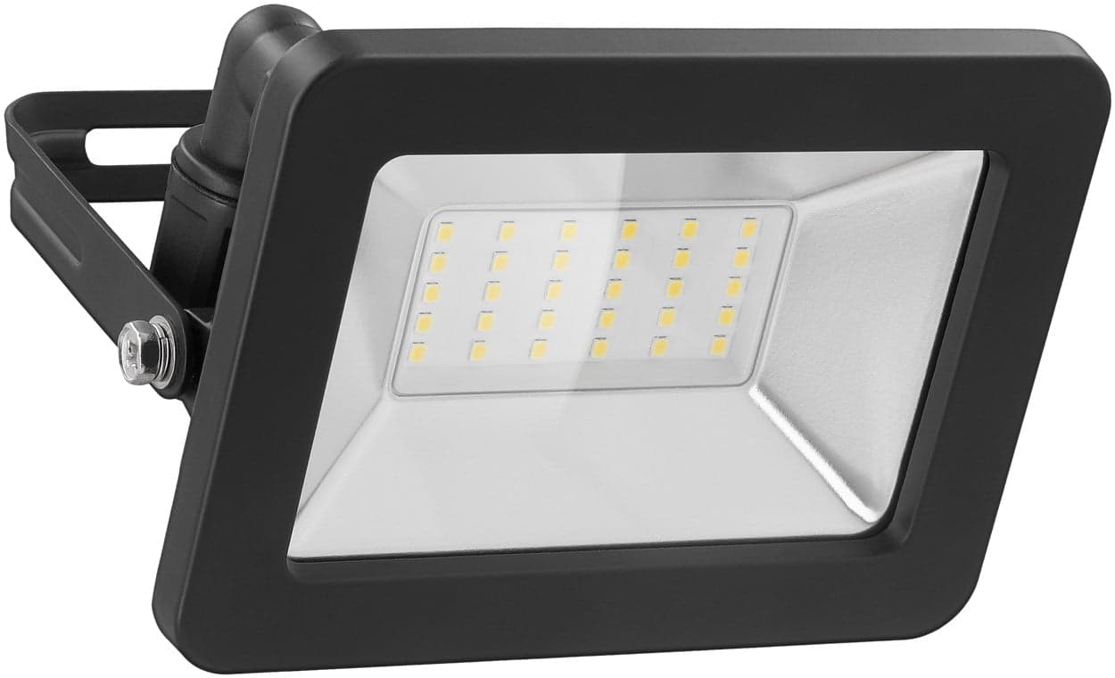 Faretto LED da esterno IP65 30W nero - Goobay I-HLED-OFL-30B