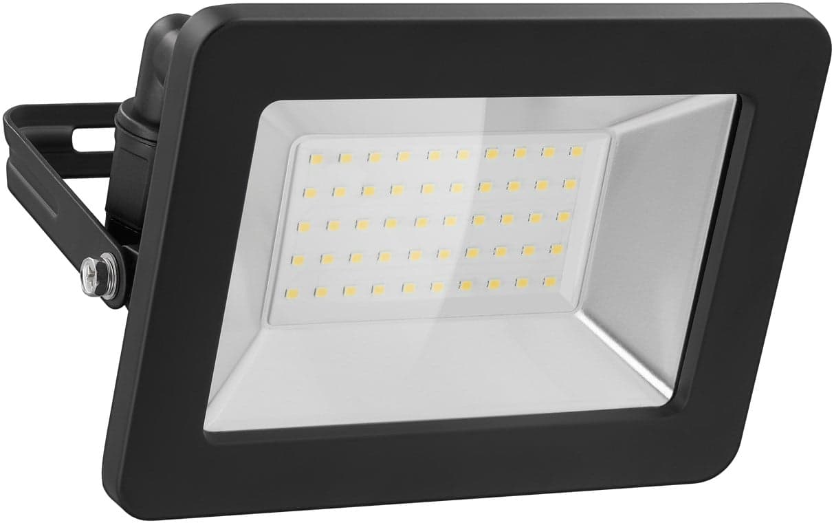 Faretto LED da Esterno IP65 50W 4260lm Nero - Goobay I-HLED-OFL-50B