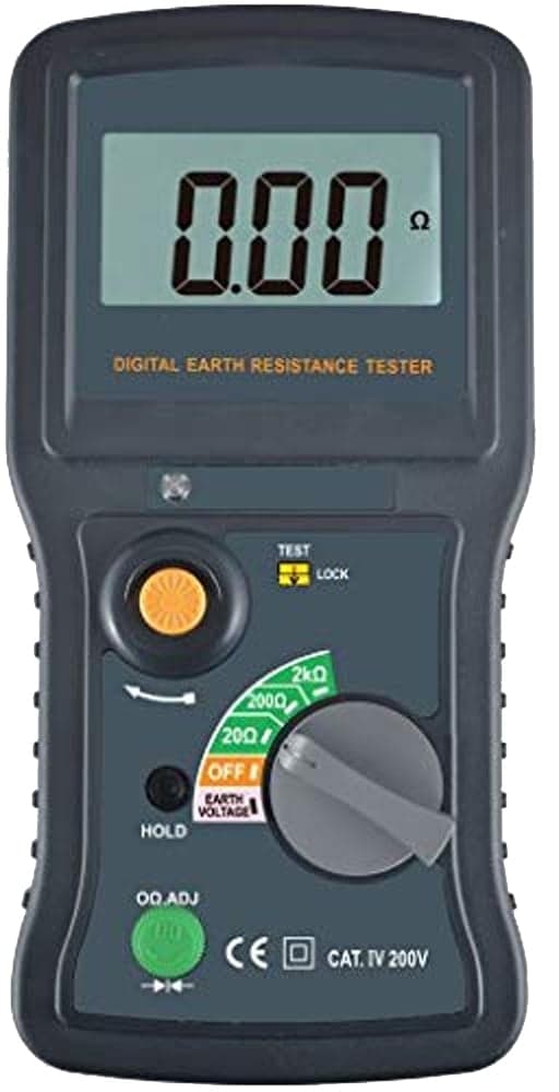 Tester di Resistenza di Messa a Terra 2/3 Poli 2000 Conteggi - KPS I-KPS-TL320