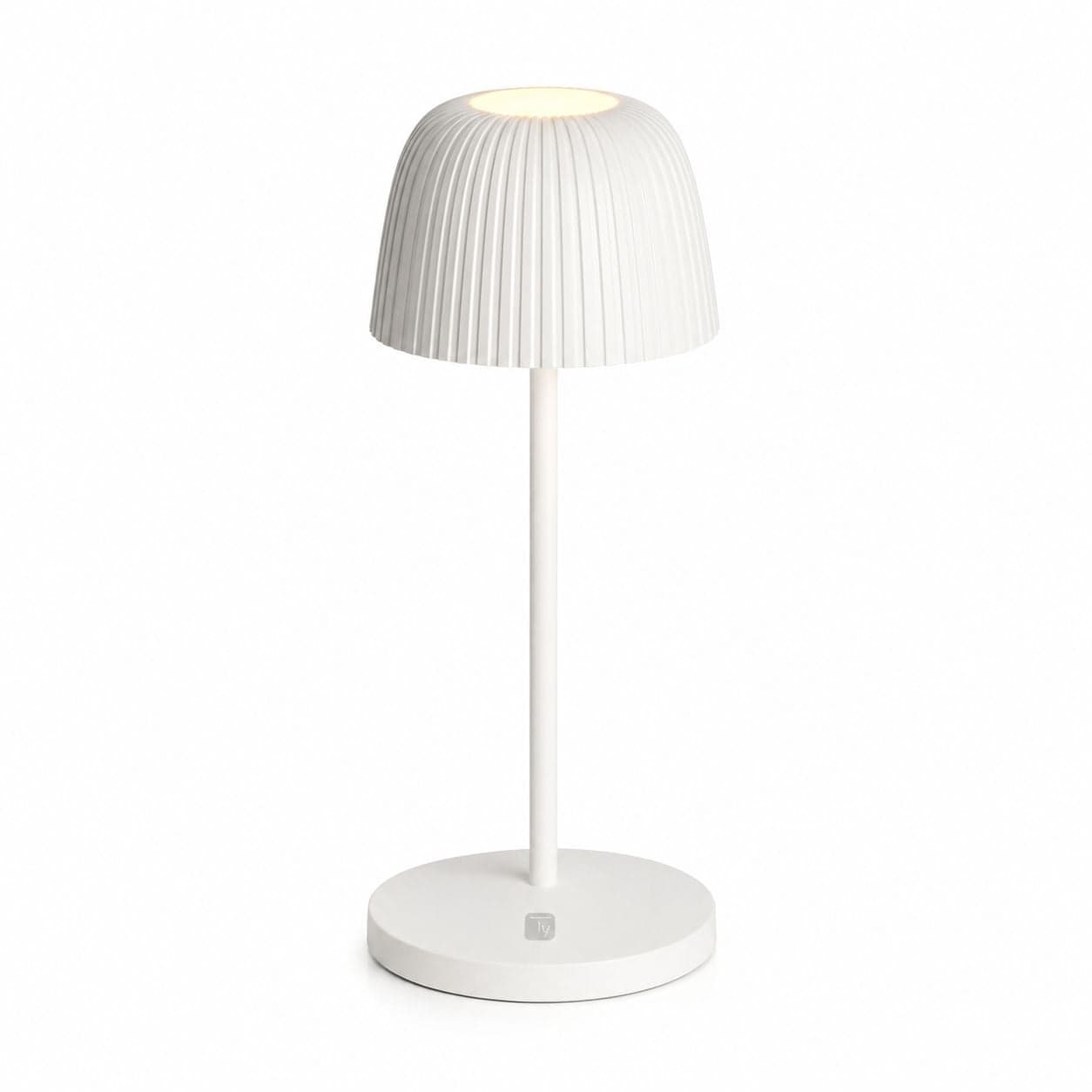 Lampada LED da Tavolo Esterna IP54 con Base Ricarica Bianca - Techly I-LAMP-TABLE4