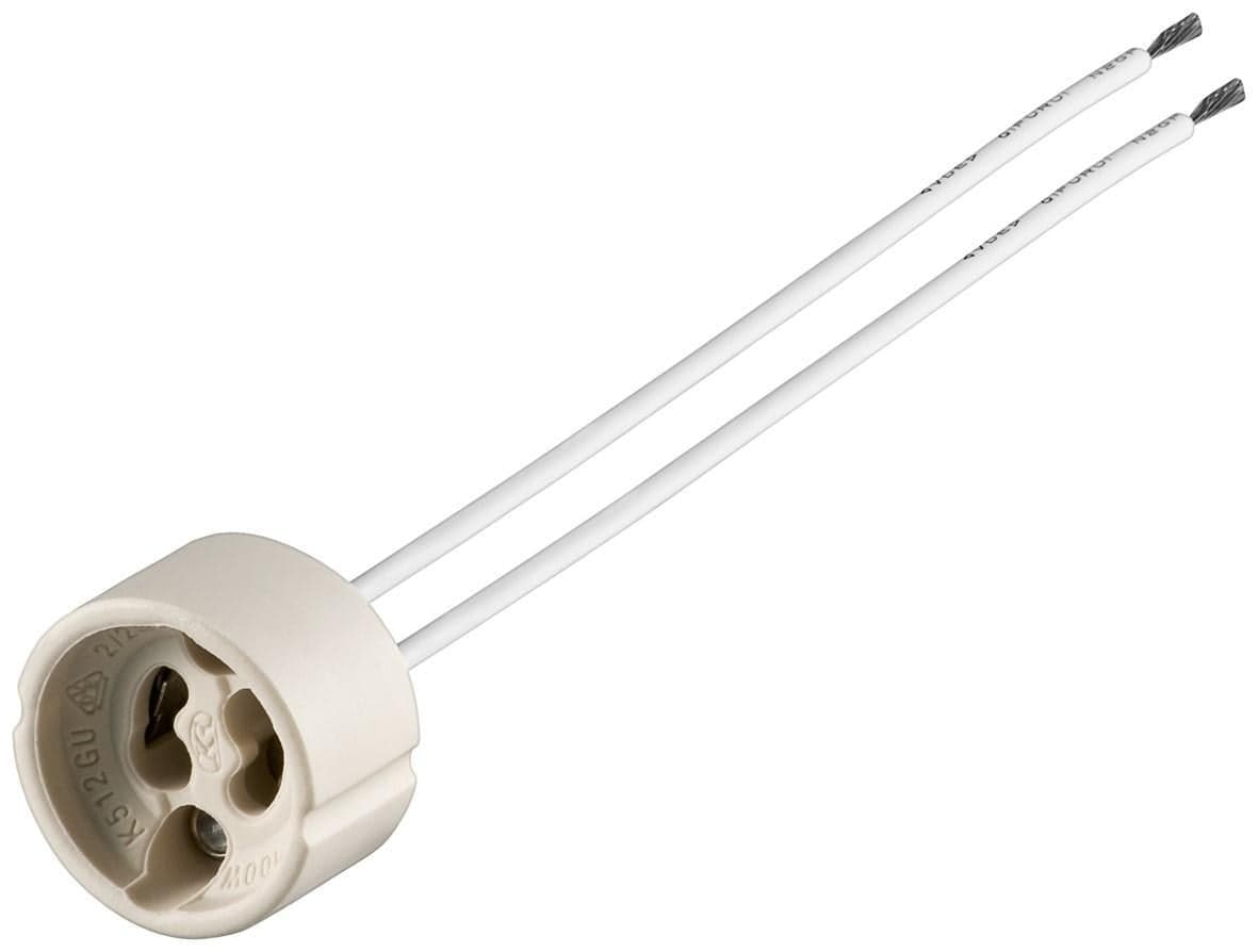 Socket in Ceramica per Lampade GU10 - Goobay I-LIGHT-GU10