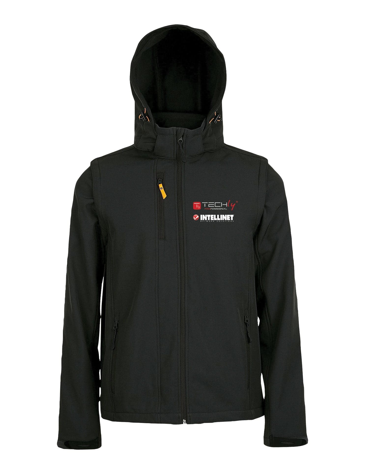 Giubbotto SoftShell per installatori nero taglia XL - Techly I-NET-GIUBXL