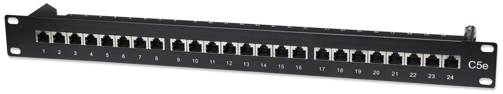 Pannello Patch Cat5e di Permutazione STP - Intellinet I-PP 24-RS-BK