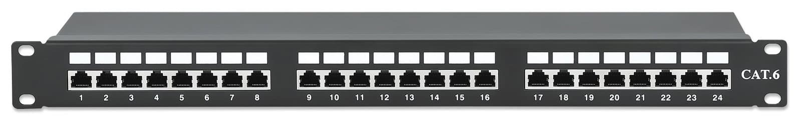 Pannello Patch STP 24 Porte RJ45 Cat6 - Intellinet I-PP 24-RS-C63MU
