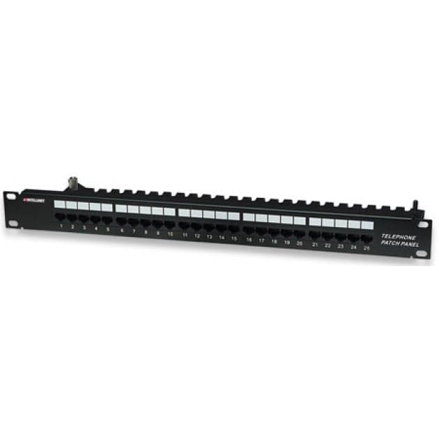 Pannello Patch ISDN 25 Porte UTP Telefonico Cat3 - Intellinet I-PP 25-ISDN