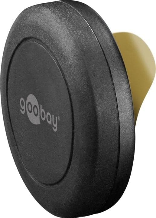 Supporto Magnetico Autoadesivo per Smartphone e Tablet Nero - Goobay I-SMART-UNI5