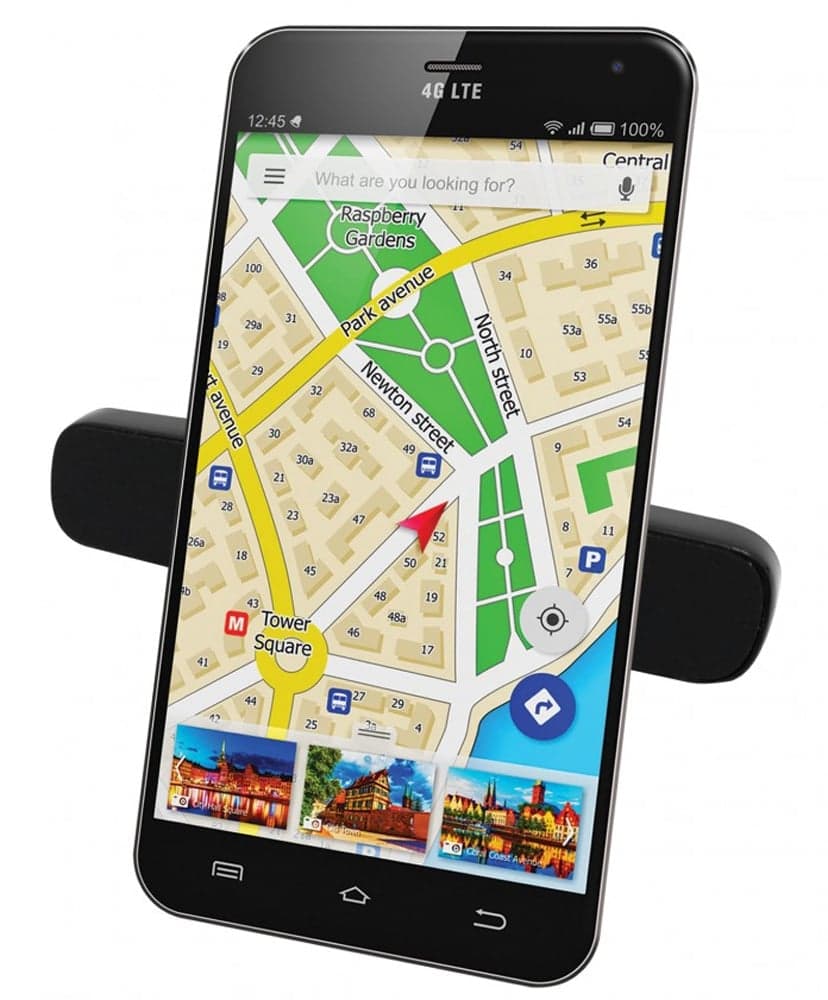 Supporto Magnetico da Auto per Smartphone con Doppia Clip - Techly I-SMART-UNIDUA