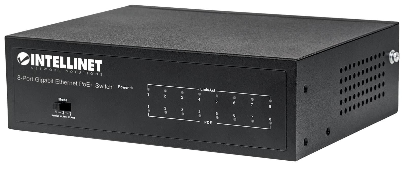 Switch Gigabit Ethernet 8 porte PoE+ - Intellinet I-SWHUB 8GP4