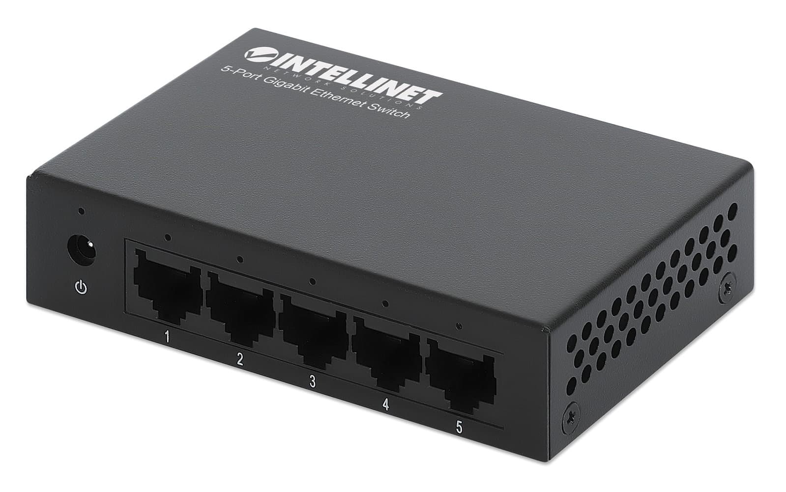 Ethernet Switch Gigabit con 5 Porte Desktop - Intellinet I-SWHUB GB-500