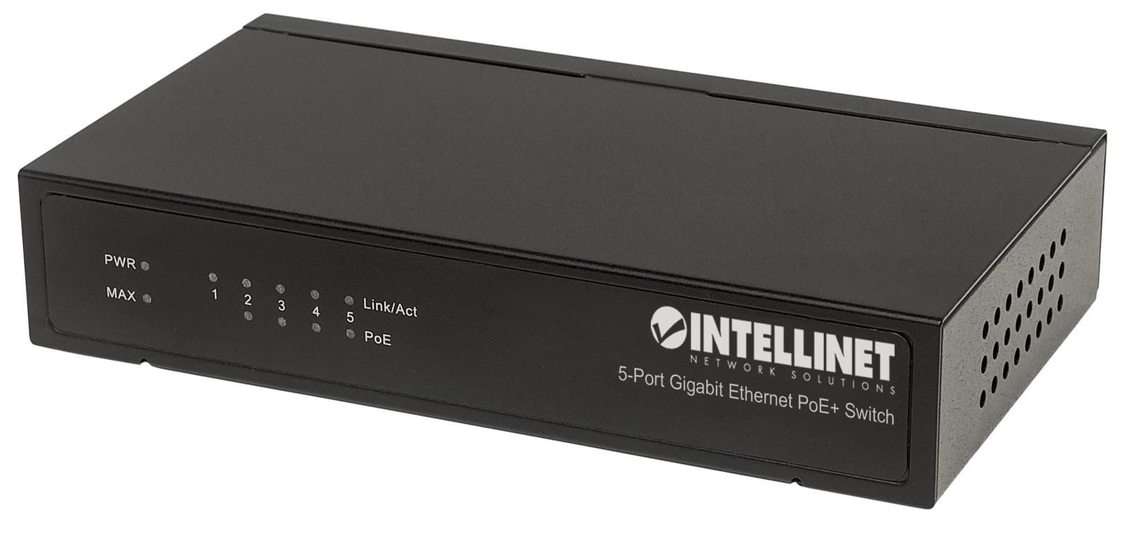 Switch PoE+ 5 porte Gigabit Ethernet 60W - Intellinet I-SWHUB POE-228
