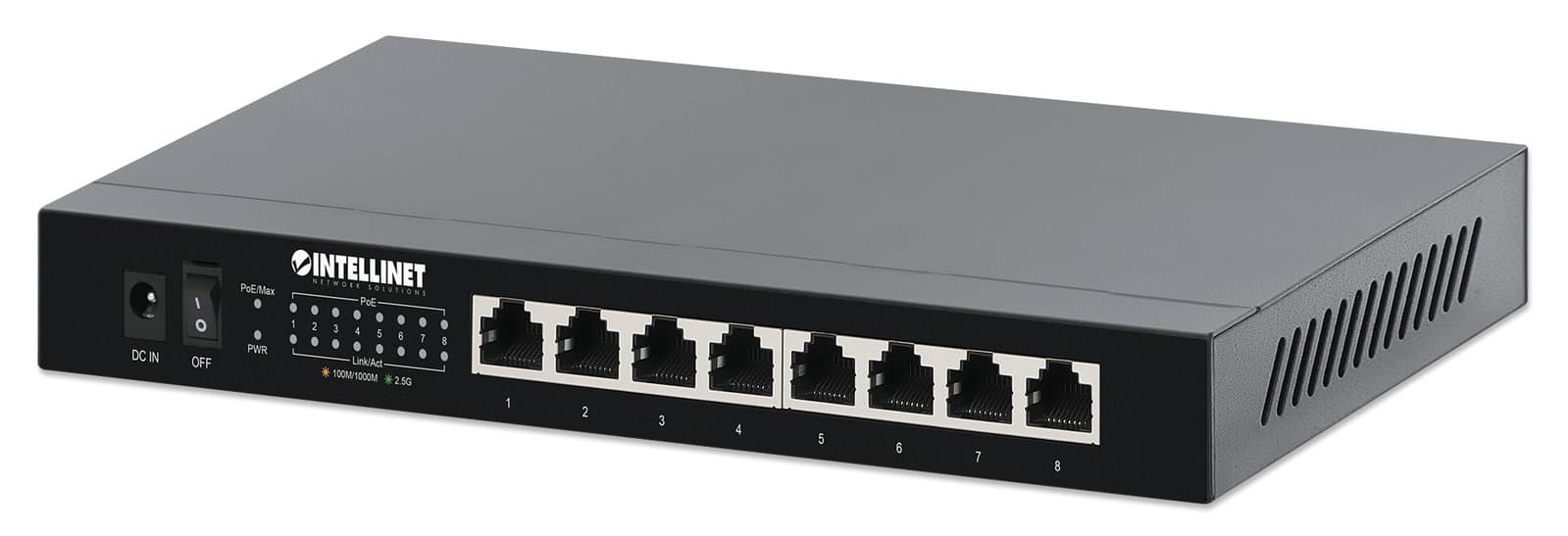 Ethernet Switch POE+ 8 Porte 2.5G - Intellinet I-SWHUB POE-938